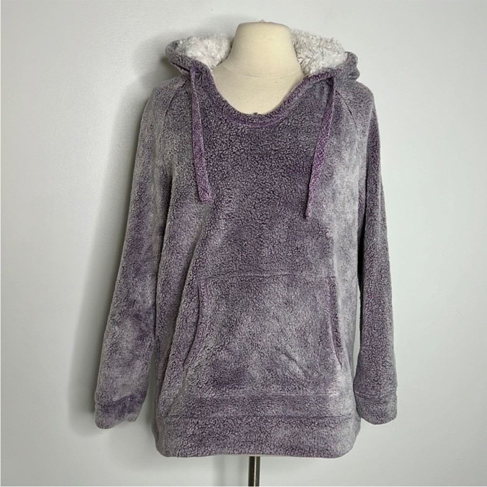 Member's Mark Cozy Plush Pullover Women's Adults Large Lavender Hoodie